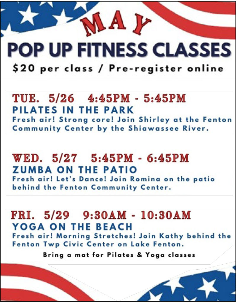 SLPR Fitness Pop Up Classes