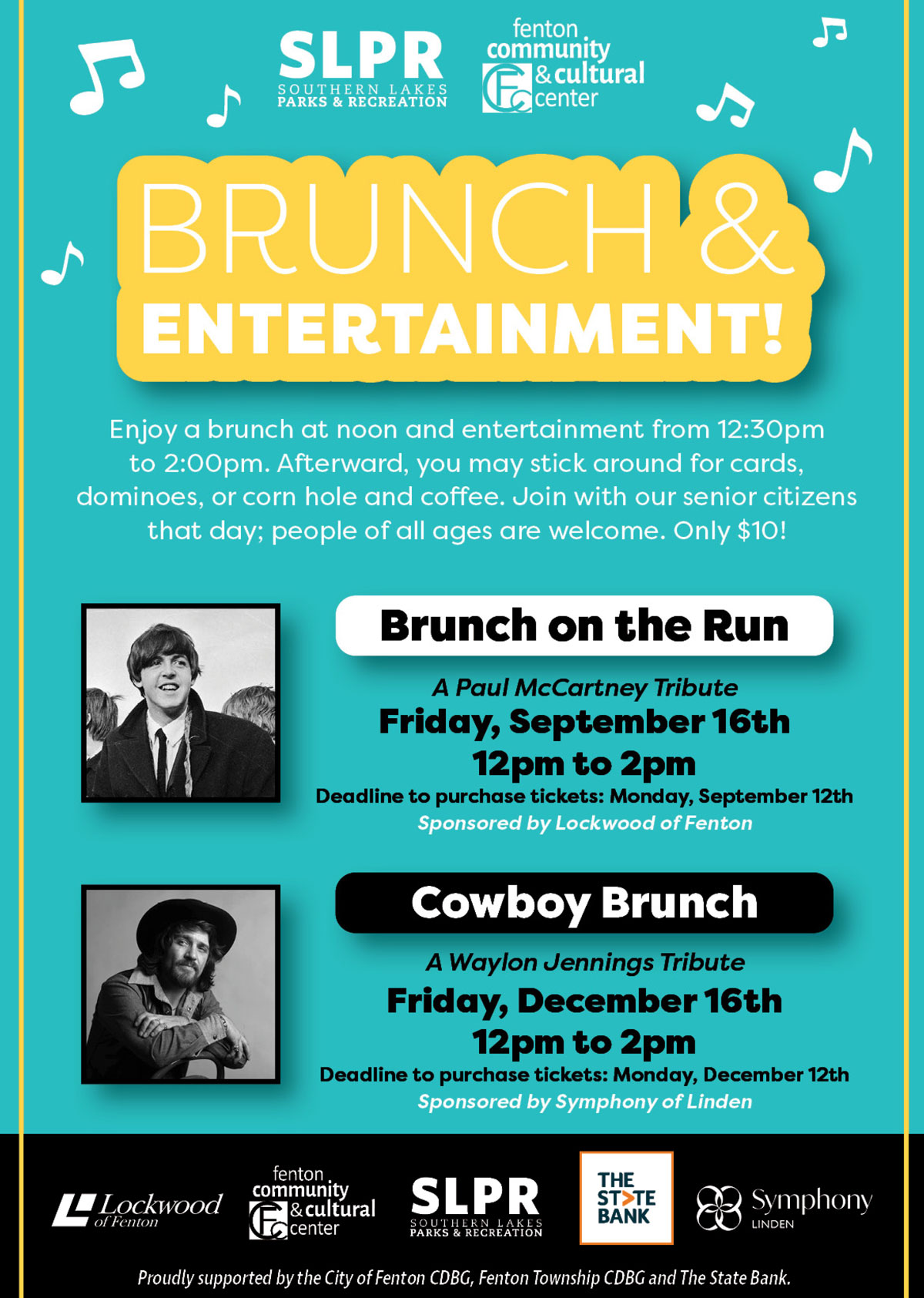 Brunch and Entertainment in Fenton