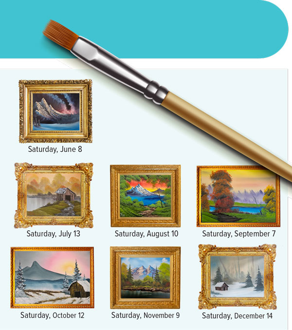Learn to Paint like Bob Ross! Summer 2024