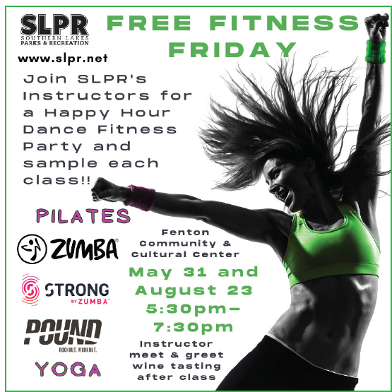 SLPR Free Fitness Fridays Summer 2024