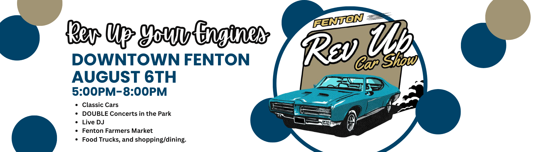 Rev Up Fenton Car Show